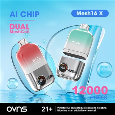 OVNS Mesh16X Vaihdettavat Pod System Kits 12000 Puff Vape
